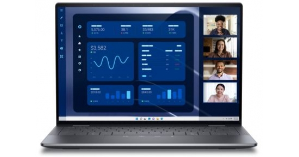 Лаптоп Dell Latitude 9450, Intel Core Ultra 7 165U (12 MB Cache, up to 4.9 GHz), 2in1, 14