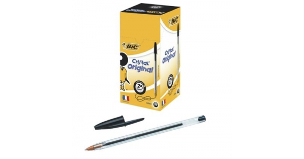 Химикалка Bic Cristal Medium 0.4 mm Черна