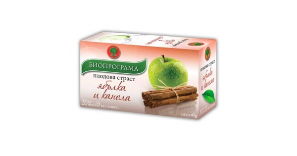 Чай Биопрограма Ябълка и канела