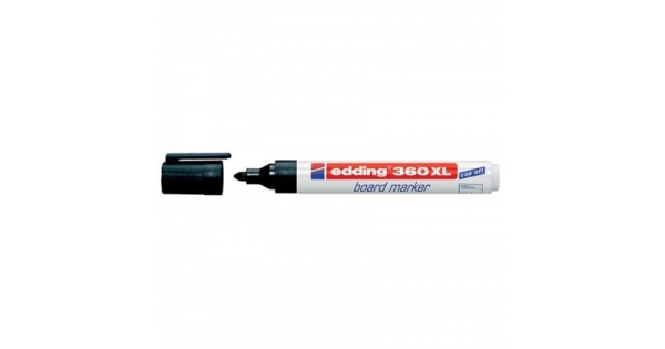 Маркер за бяла дъска Edding 360XL Объл връх 1.5-3 mm Черен