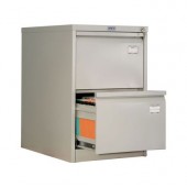 Шкаф за висящи папки Практик AFC02 Единичен с 2 чекмеджета, 46.6x63.1x71 cm, Сив