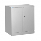 Шкафове за архивиране Метален шкаф Silverline FPCE40 С един рафт, 91.5x45.8x102 cm Сив