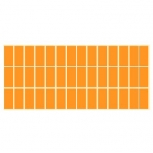 Етикети за цени 23x50 mm 42 етик./лист Оранжев неон