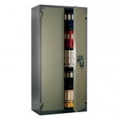 Брониран огнеупорен касов шкаф Brand Mauer 1993KL С 4 рафта, 93x52x195 cm / 82x42x180 cm, 143 kg Сив