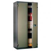 Брониран огнеупорен електронен шкаф Brand Mauer 1993EL С 4 рафта, 93x52x195 cm / 82x42x180 cm, 143 kg Сив