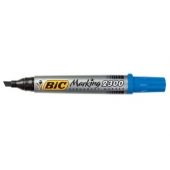 Перманентен маркер Bic 2300 Скосен връх 3.1-5.3 mm Син