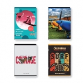 Тетрадка Black&White Boy Mix Меки корици, А5 80 л. с широки редове