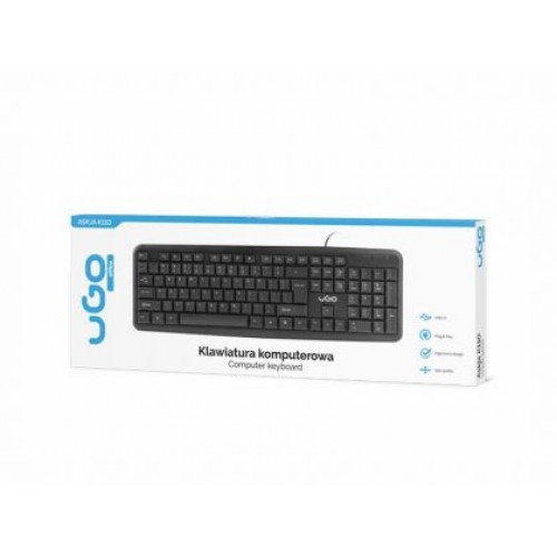 Клавиатура UGO ASKJA K110 USB, Черна-2