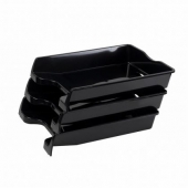 Хоризонтална поставка Bluering Пластмасова, Черна