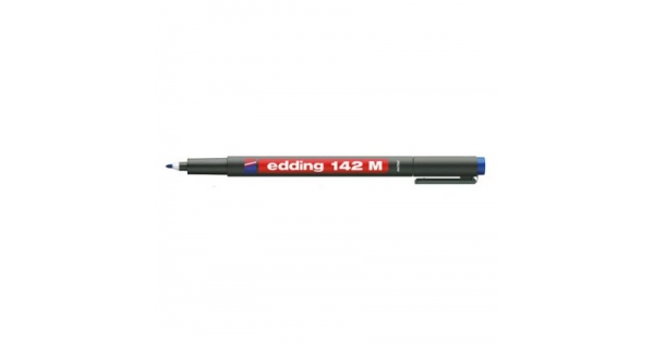 Универсален перманентен OHP маркер Edding 142 M 1.0 mm Син
