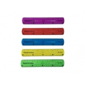 Линия гъвкава Пластмасова нечуплива 15 cm, Цветен микс