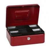 Метална каса BTV 30 30x24x9 cm Червен