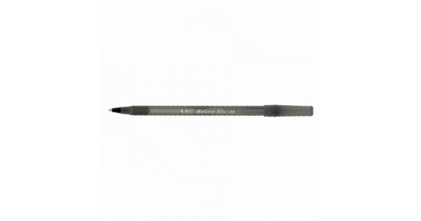 Химикалка Bic Round Stic 0.4 mm Черна-1