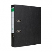 Класьор Herlitz Marmor Рециклиран картон, A4 5 cm Черен