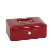 Метална каса BTV 20 20x16x9 cm Червен