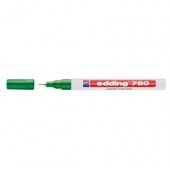 Paint маркер-тънкописец Edding 780 Объл метален връх 0.8 mm Зелен
