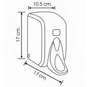 Дозатор за течен сапун Vialli 20x15xx15 cm, Бял