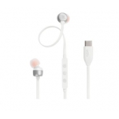 Слушалки JBL T310C WHT USB-C In-ear headphones