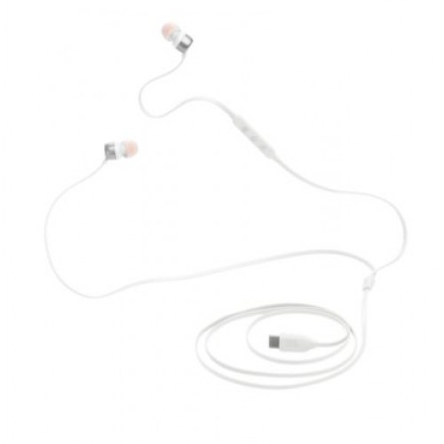 Слушалки JBL T310C WHT USB-C In-ear headphones-4