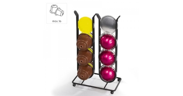 Метална стойка Xavax за капсули Dolce Gusto За 16 бр. капсули, Черен-1