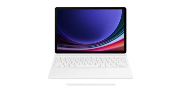 Клавиатура Samsung Tab S9/S9 FE Book Cover Keyboard White-8
