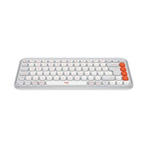 Клавиатура Logitech Pop Icon Keys - White - US INT'L - BT - N/A - INTNL-973-1