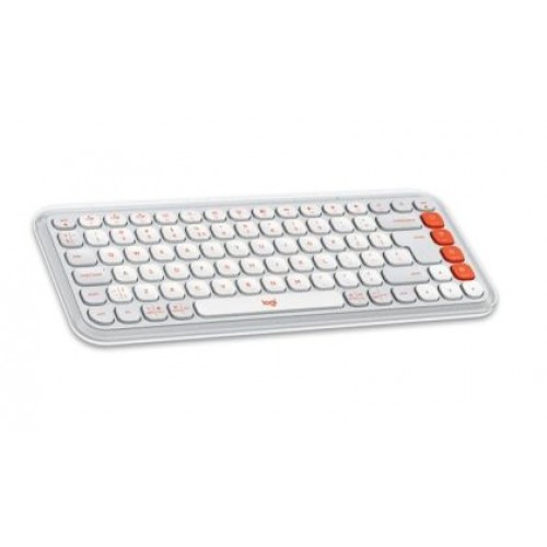 Клавиатура Logitech Pop Icon Keys - White - US INT'L - BT - N/A - INTNL-973-2