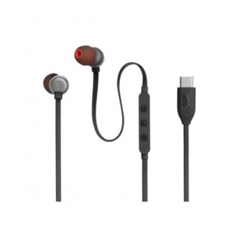 Слушалки JBL T310C BLK USB-C In-ear headphones-5