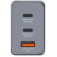 Зарядно устройство Verbatim GNC-65 GaN Charger 3 Port 65W USB A/C (EU/UK/US)