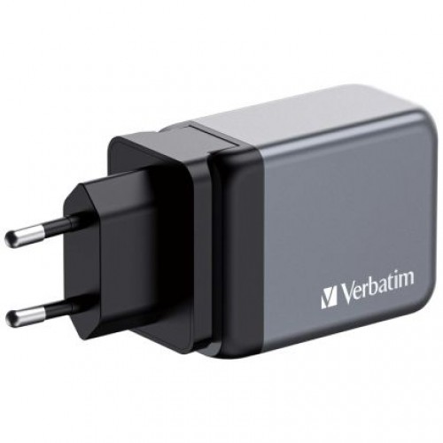 Зарядно устройство Verbatim GNC-65 GaN Charger 3 Port 65W USB A/C (EU/UK/US)-2