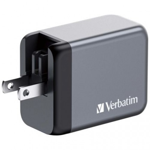 Зарядно устройство Verbatim GNC-65 GaN Charger 3 Port 65W USB A/C (EU/UK/US)-4