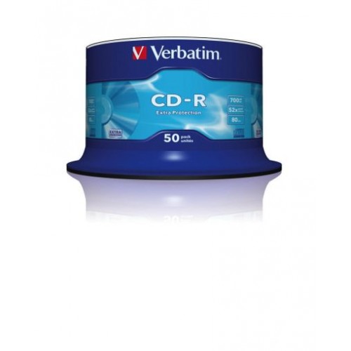 Медия Verbatim CD-R 700MB 52X EXTRA PROTECTION SURFACE (50 PACK)-1