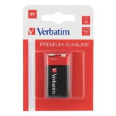 Батерия Verbatim ALKALINE BATTERY 9V 1 PACK (HANGCARD)