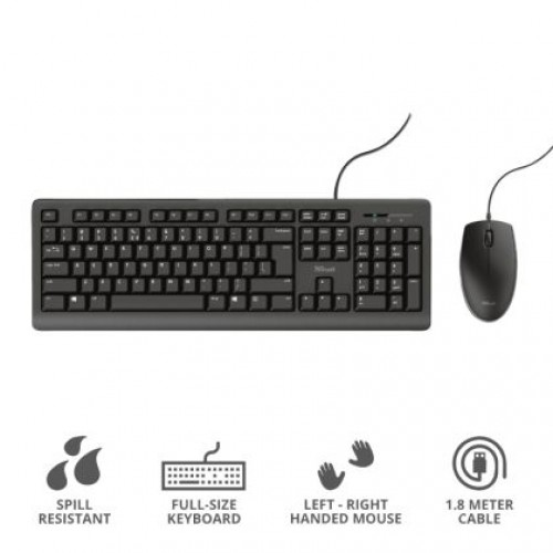 Комплект TRUST Primo Keyboard & Mouse BG Layout-4