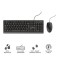 Комплект TRUST Primo Keyboard & Mouse BG Layout