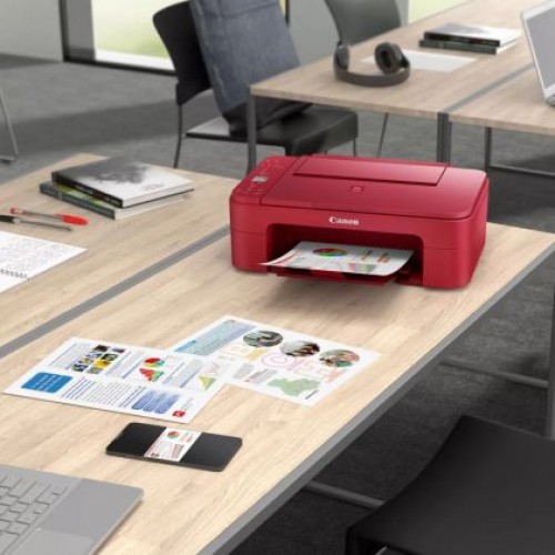 Мастилоструйно многофункционално устройство Canon PIXMA TS3352 All-In-One, Red-3