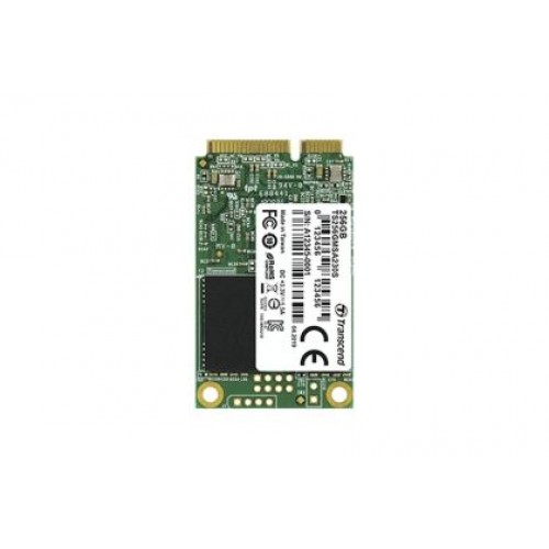 Твърд диск Transcend 256GB, mSATA SSD, SATA3, 3D TLC