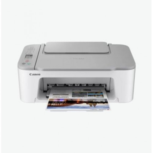 Мастилоструйно многофункционално устройство Canon PIXMA TS3451 All-In-One, White