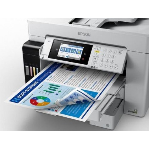 Мастилоструйно многофункционално устройство Epson EcoTank Pro L15180 A3+ MFP-7