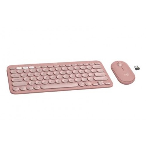 Комплект Logitech Pebble 2 Combo - TONAL ROSE - US INT'L - 2.4GHZ/BT - N/A - INTNL-973 - UNIVERSAL-1