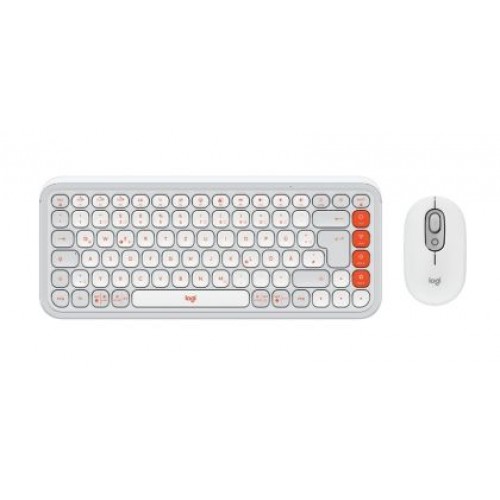 Комплект Logitech Pop Icon Combo - White - US INT'L - BT - N/A - INTNL-973