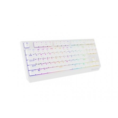 Клавиатура Genesis Gaming Keyboard Thor 230 TKL Wireless US White RGB Mechanical Outemu Red-4