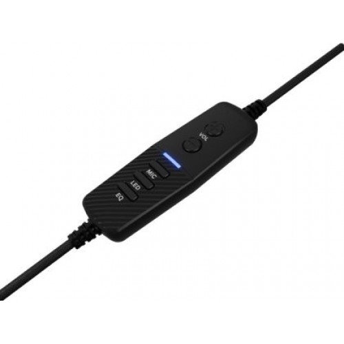 Слушалки Genesis Headset Neon 764 with microphone, RGB illumination, USB, Black-4
