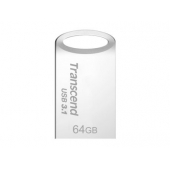 Памет Transcend 64GB JETFLASH 710, USB 3.1, Silver Plating