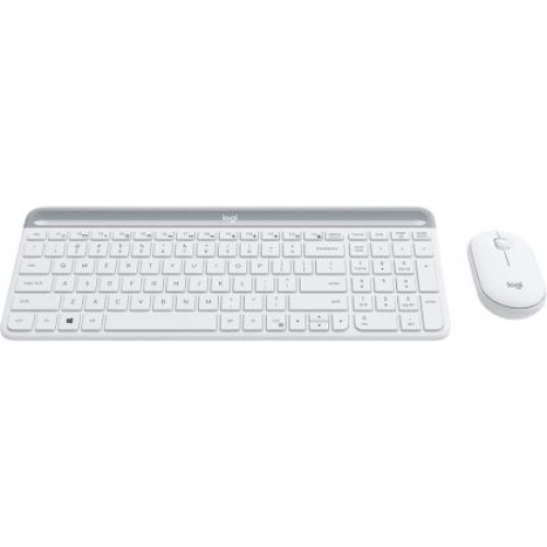 Комплект Logitech Slim Wireless Keyboard and Mouse Combo MK470 - OFFWHITE-4