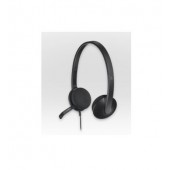Слушалки Logitech H340 USB Computer Headset, Black