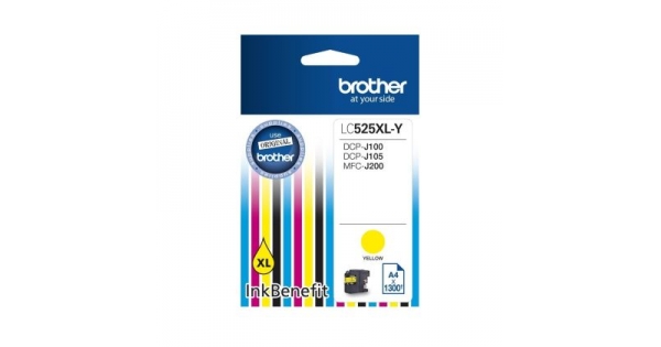 Консуматив Brother LC-525 XL Yellow Ink Cartridge High Yield