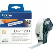 Консумативи за принтери Консуматив Brother DK-11203 File Folder Labels, 17mm x 87mm, 300 labels per roll, Black on White