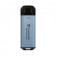Твърд диск Transcend 1TB, USB External SSD, ESD300C, USB 10Gbps, Type C, Sky Blue