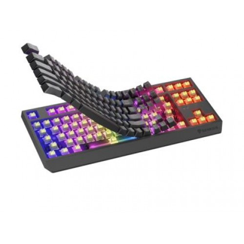 Клавиатура Genesis Gaming Keyboard Thor 230 TKL Wireless US Black RGB Mechanical Outemu Silent Lemon-4